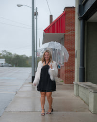 Sadie & Sage Angel Wings Fringe Jacket