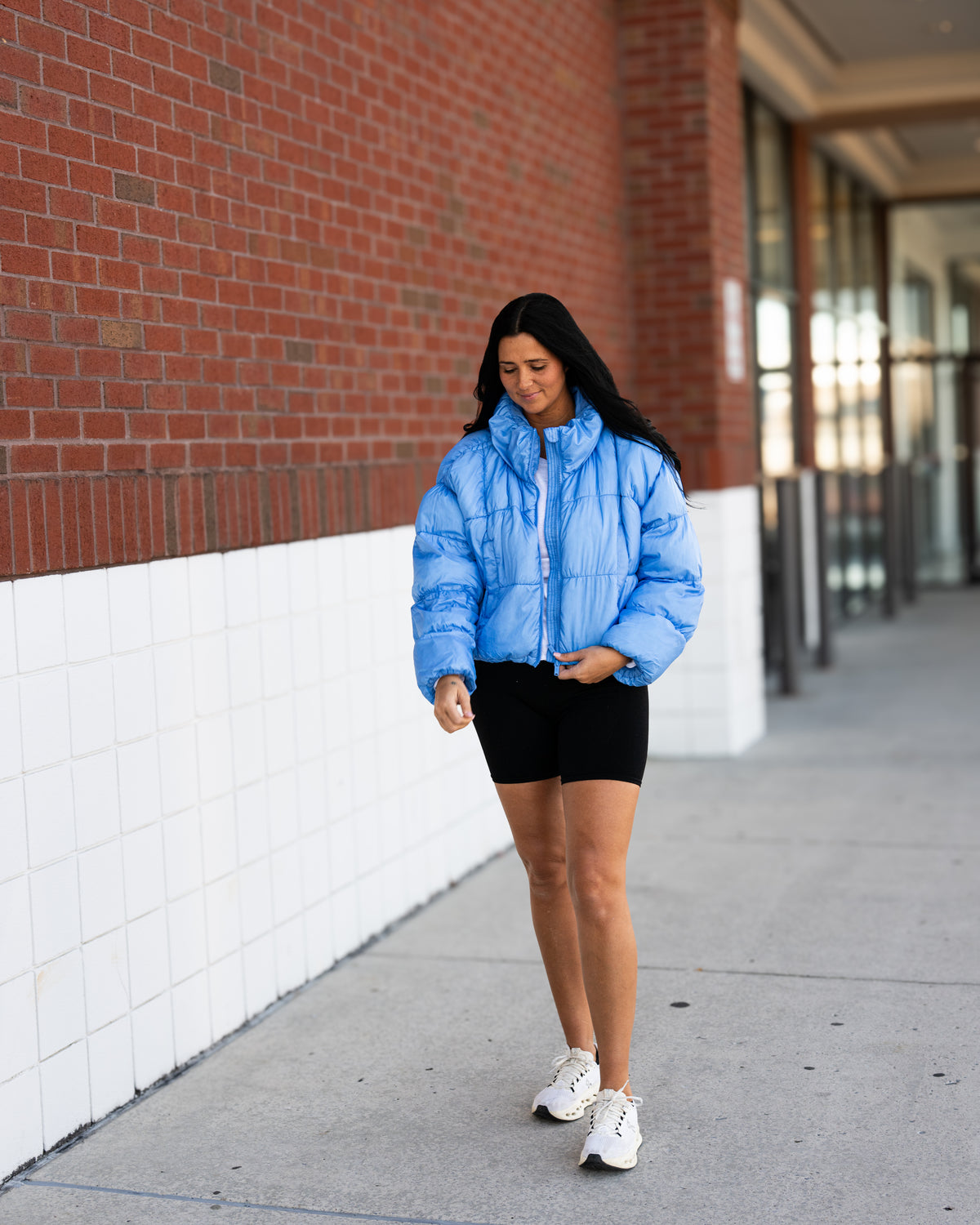 Free People In A Bubble Puffer Jacket