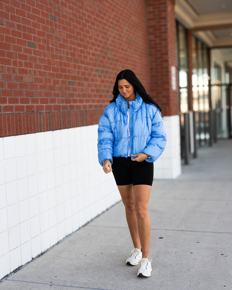 Free People In A Bubble Puffer Jacket