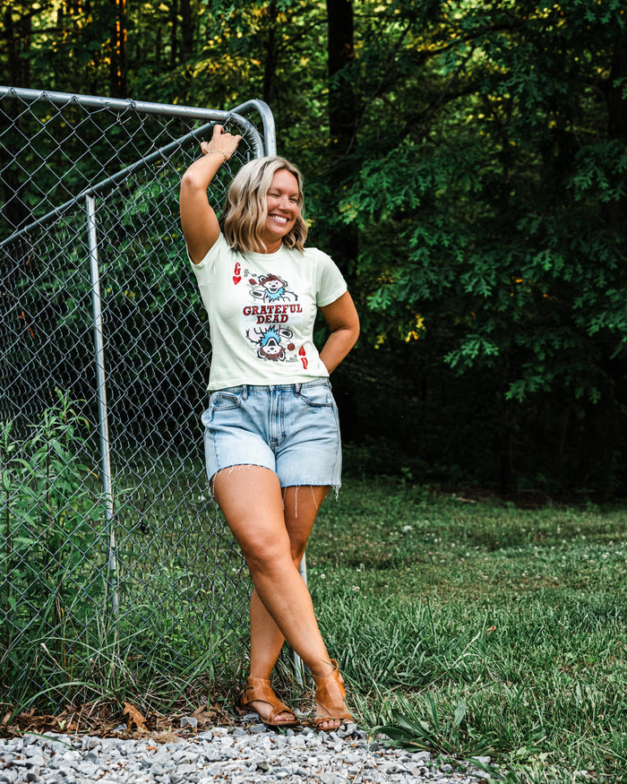 Daydreamer Licensed Grateful Dead Playing Card Vintage Tee