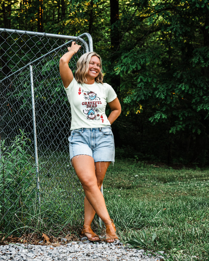 Daydreamer Licensed Grateful Dead Playing Card Vintage Tee