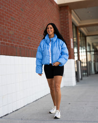 Free People In A Bubble Puffer Jacket