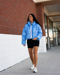 Free People In A Bubble Puffer Jacket