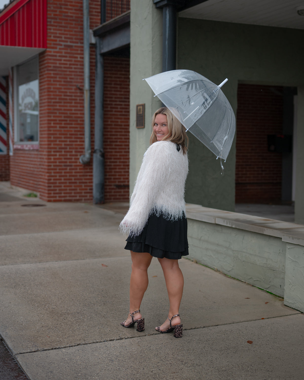 Sadie & Sage Angel Wings Fringe Jacket