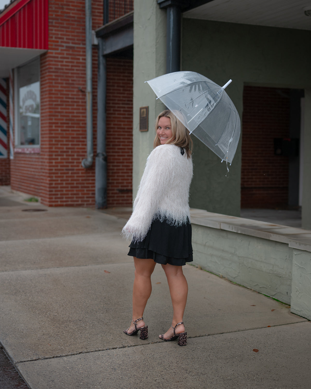 Sadie & Sage Angel Wings Fringe Jacket