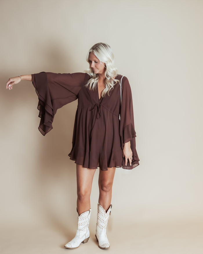 Round Here Ruffled Mini Dress