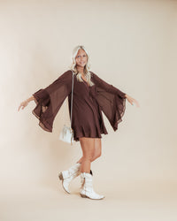 Round Here Ruffled Mini Dress