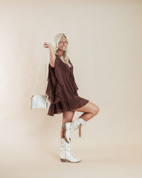 Round Here Ruffled Mini Dress