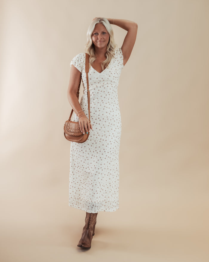 Fields of Flowers Midi Dress