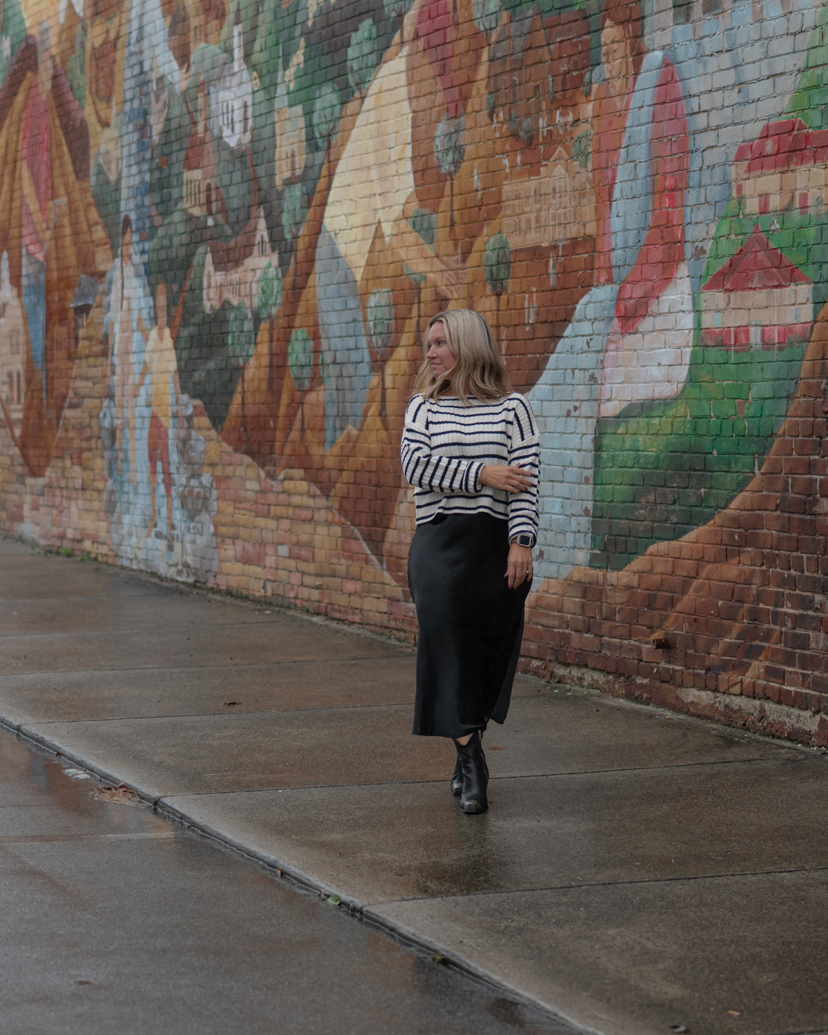 Sadie & Sage Rosalind Striped Sweater