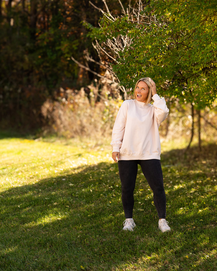 Free People Palm Springs Pullover Mauve
