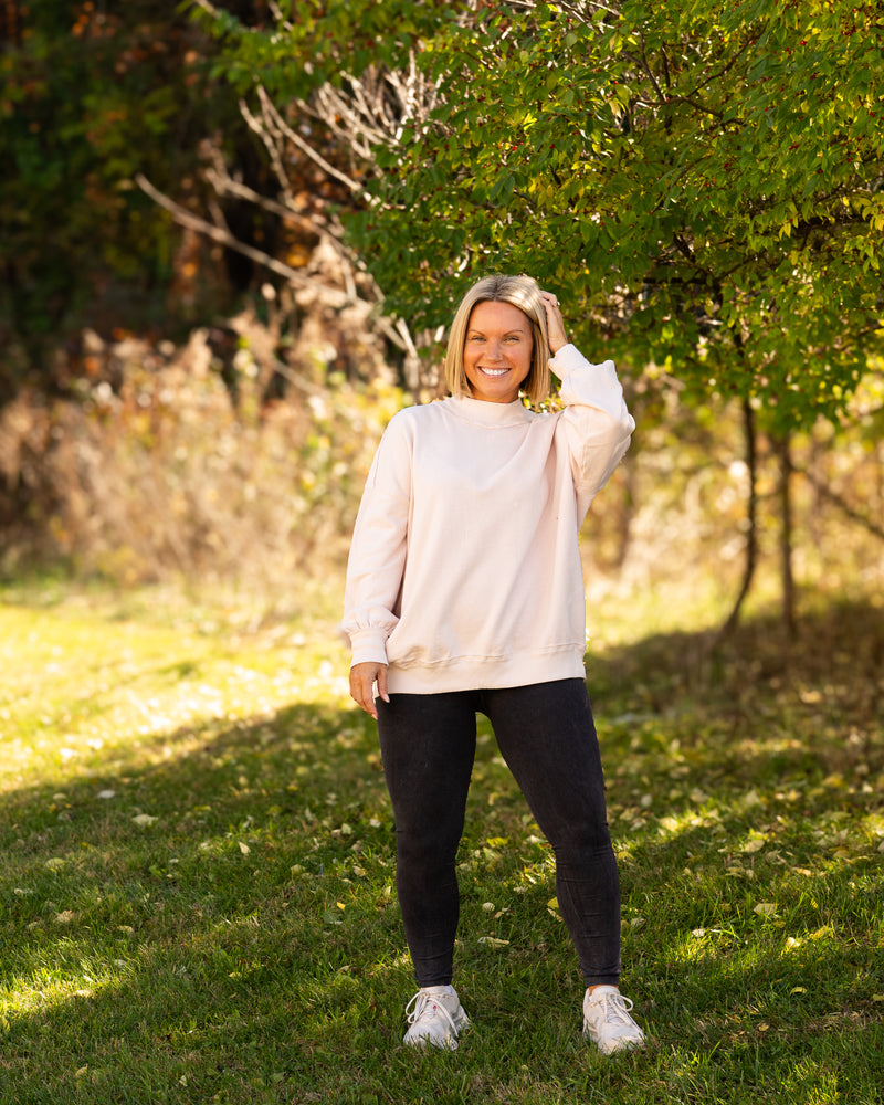 Free People Palm Springs Pullover Mauve