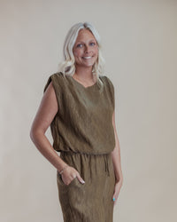 Sadie & Sage Sepia Sky Bubble Top