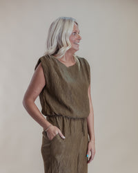 Sadie & Sage Sepia Sky Bubble Top