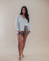 Straight Up Relaxed Button Down