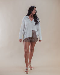 Straight Up Relaxed Button Down