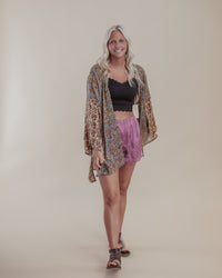 Rose Lace Trim Shorts