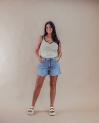 Sadie & Sage Taxi Lights Stripe Tank