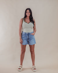 Sadie & Sage Taxi Lights Stripe Tank