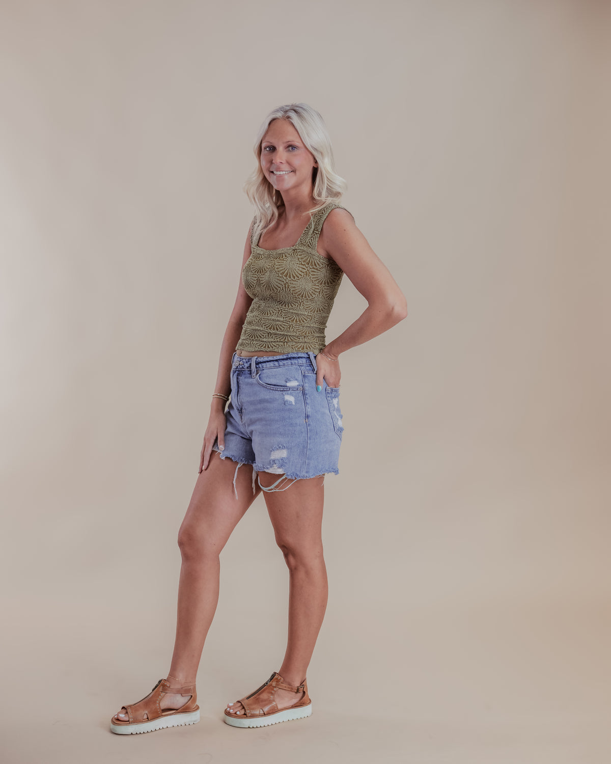 Free People Love Letter Cami in Beehive