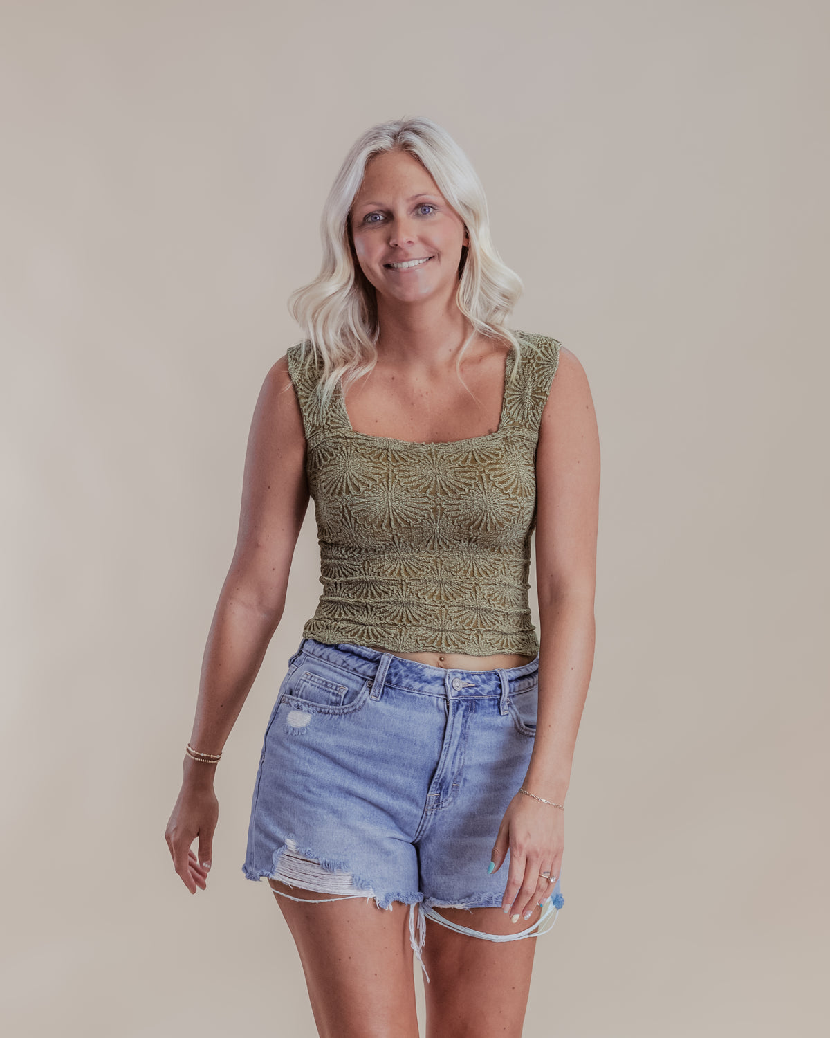 Free People Love Letter Cami in Beehive