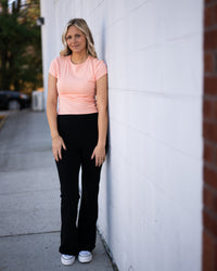 Free People Wait A Minute Baby Tee