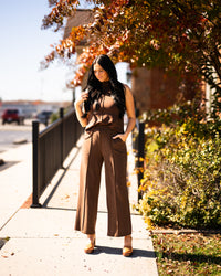 Modal Pintuck Elastic Waist Pants