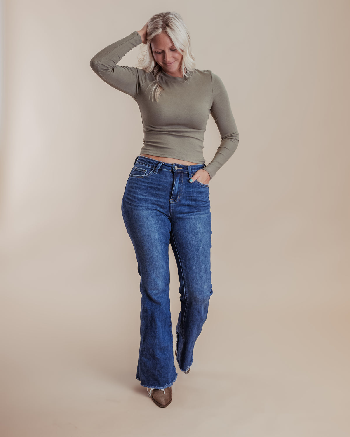 Sadie & Sage Ronan Crewneck Top