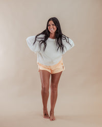 Free People Skyline Tee in Clean Ivory