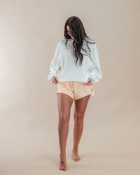 Free People Skyline Tee in Clean Ivory
