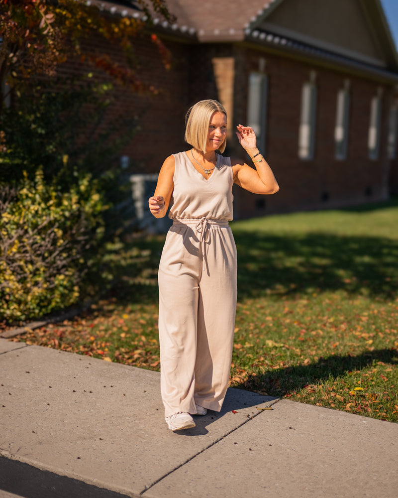 French Vanilla Jumpsuit