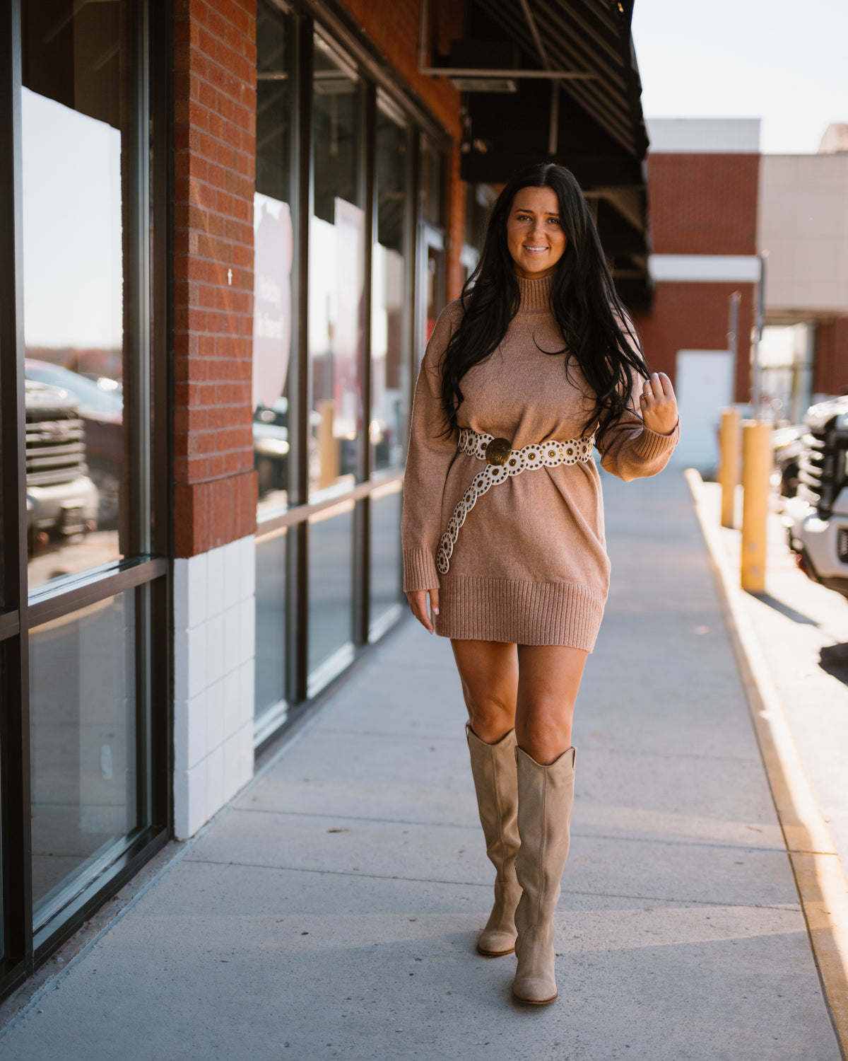 Dressed for Cozy Sweater Dress