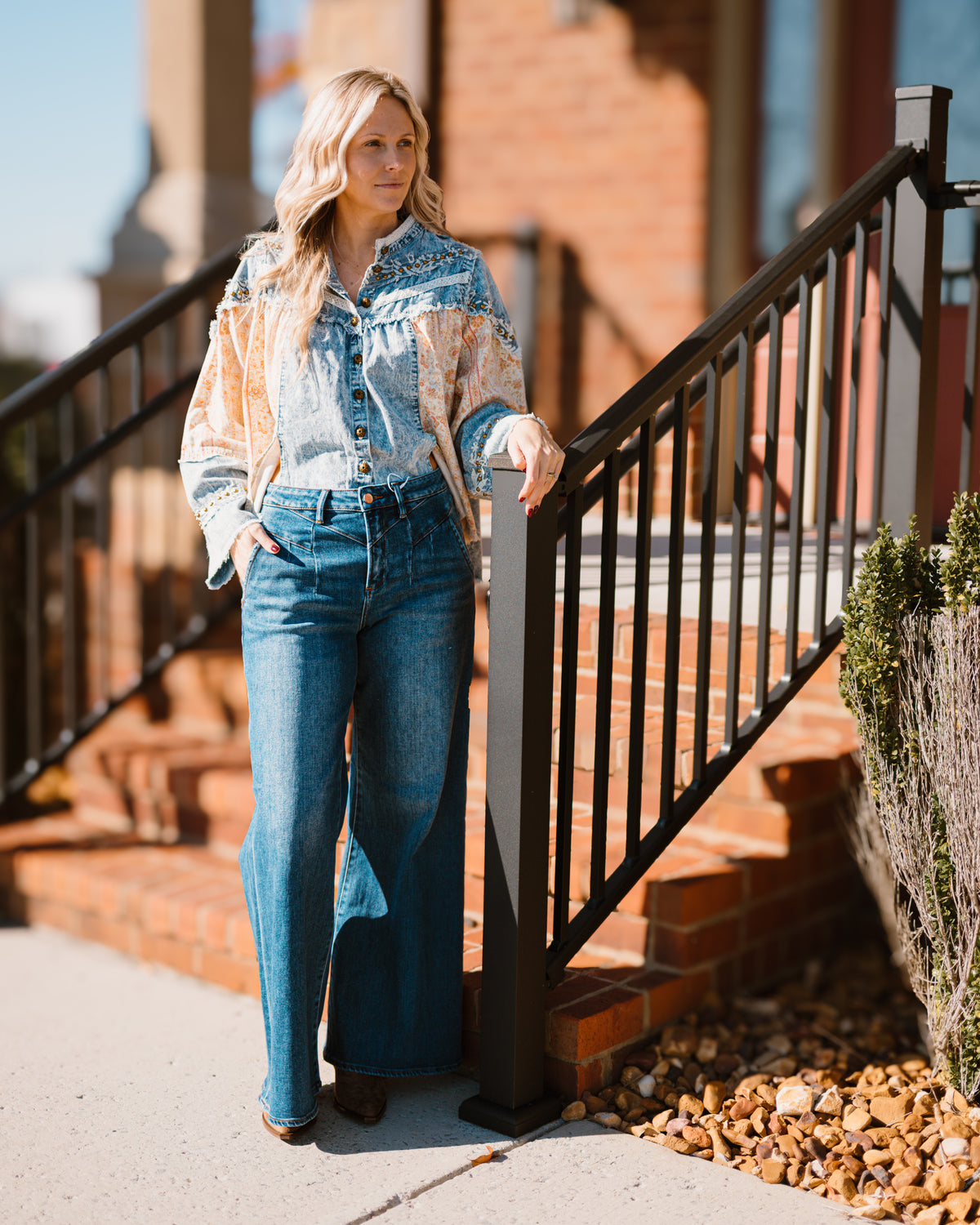 High Rise Rhettlyn Front Yoke Jeans