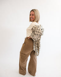 Times Changed Distressed Plaid