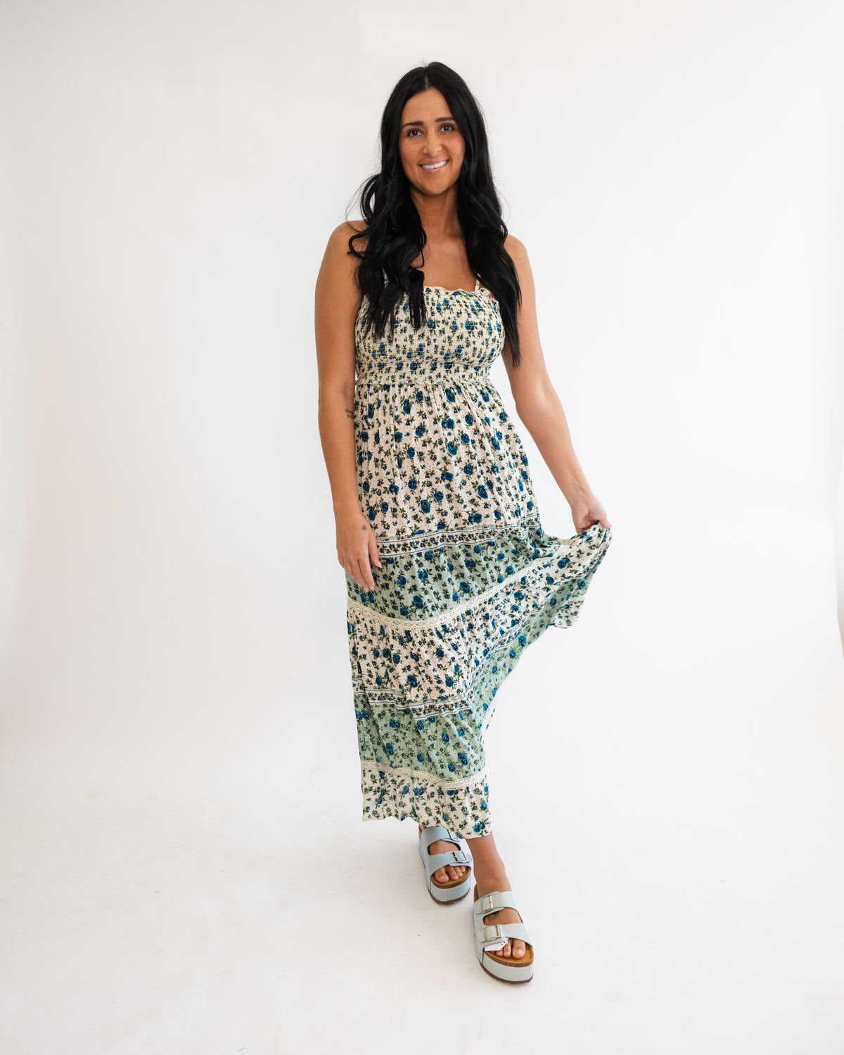 Got The Blues Maxi Dress