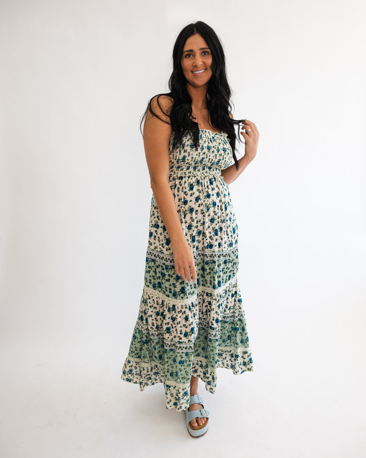 Got The Blues Maxi Dress