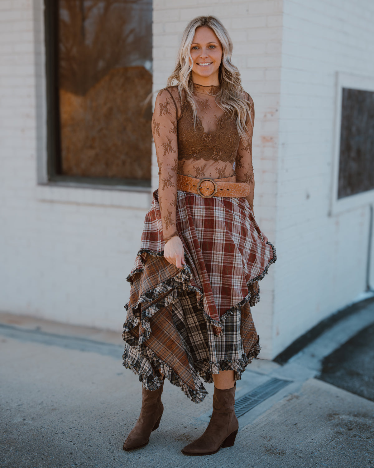 Tuesday's Gone Tiered Skirt