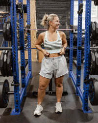 Free People Knockout Shorts in Grey