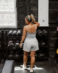 Free People Knockout Shorts in Grey