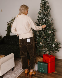 Vervet Velvet Stone Barrel Jeans