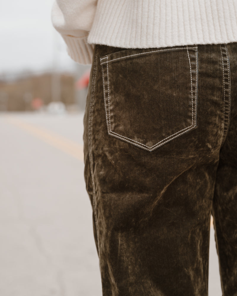 Vervet Velvet Stone Barrel Jeans