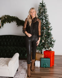 Lucy Paris Lizette Lace Top