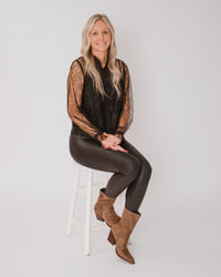 Lucy Paris Lizette Lace Top