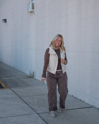 Quilted Collared Vest