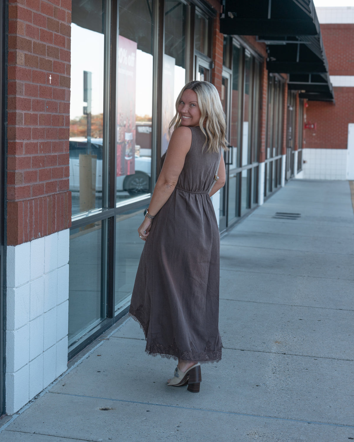 Mocha Muse Midi Dress