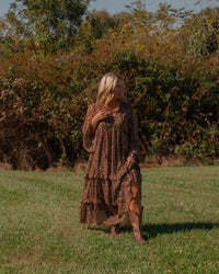 Pressed Petals Tunic Midi Dress