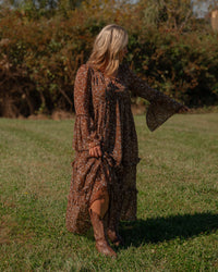 Pressed Petals Tunic Midi Dress