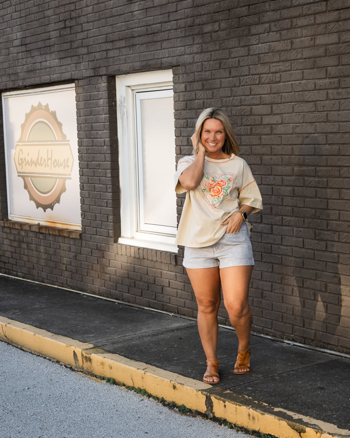 In Love With The Moment Oversized Tee