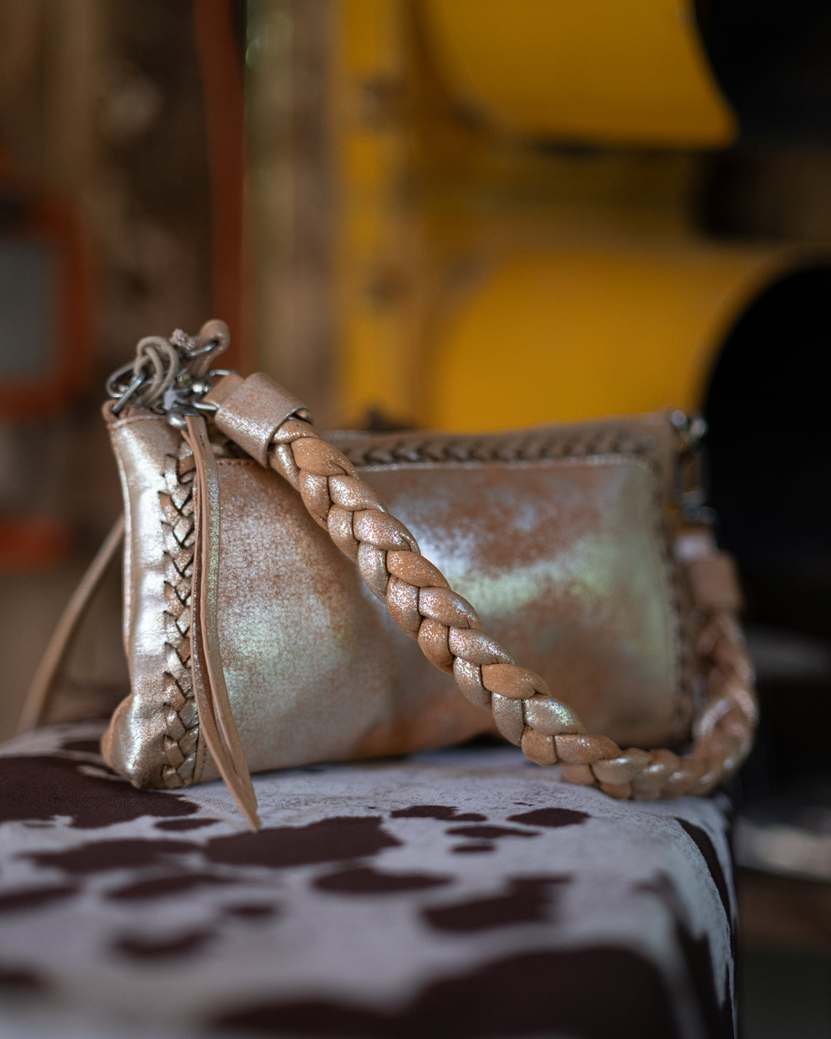 Hobo Darcy Crossbody in woven leather – The Dressing Room