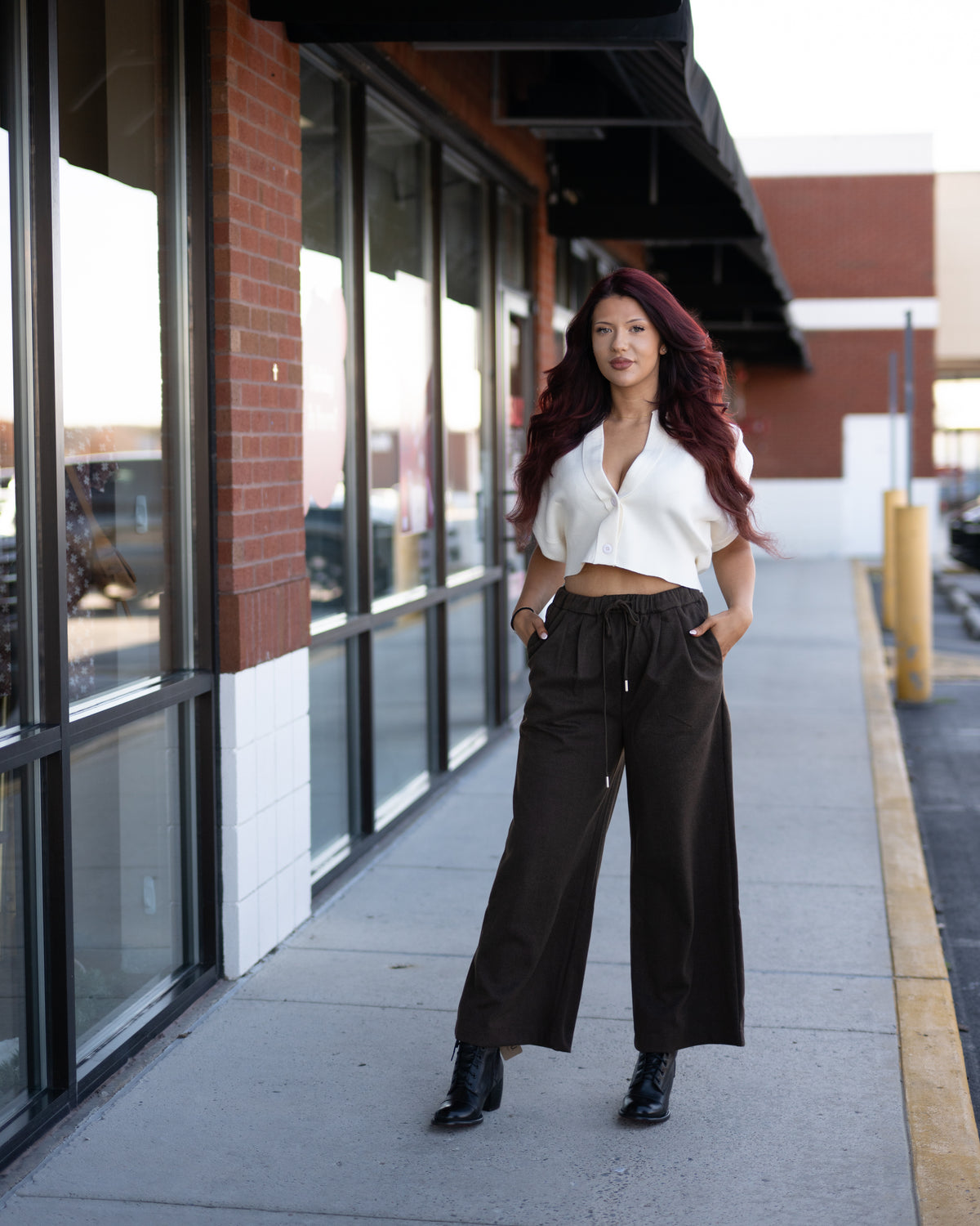 Paper Boy Wide Leg Pants